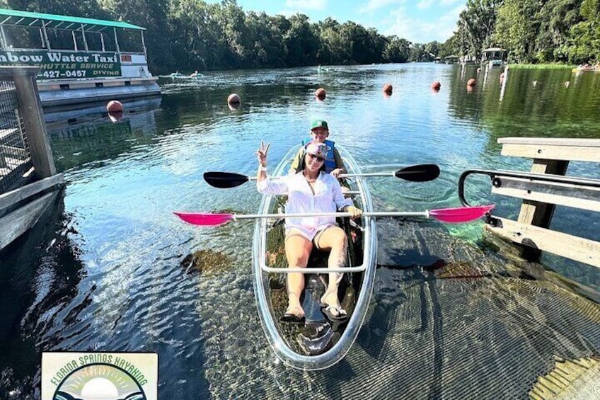 Private Guided Clear Kayak/Paddleboard Rentals on Rainbow River