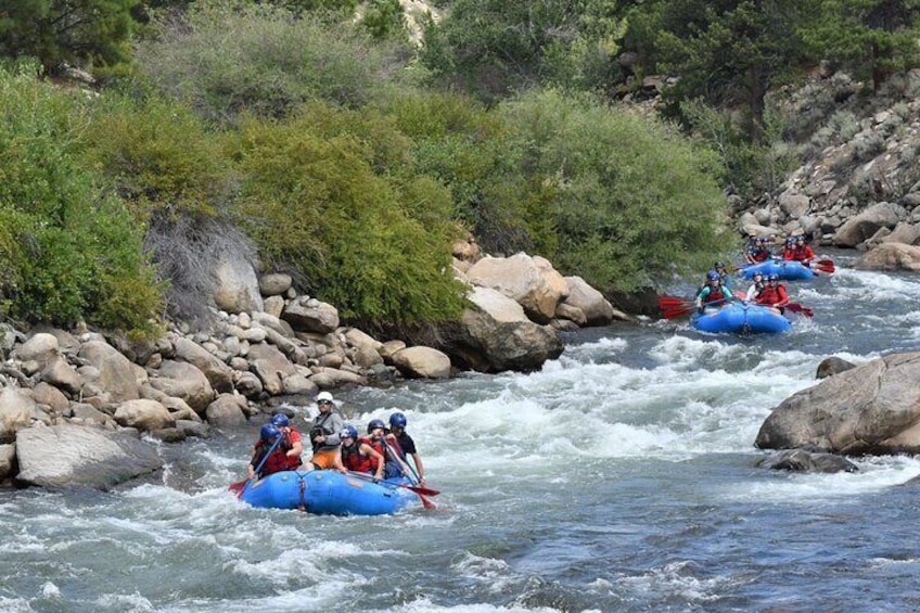 Numbers Half Day Arkansas River Intermediate Rafting Trip