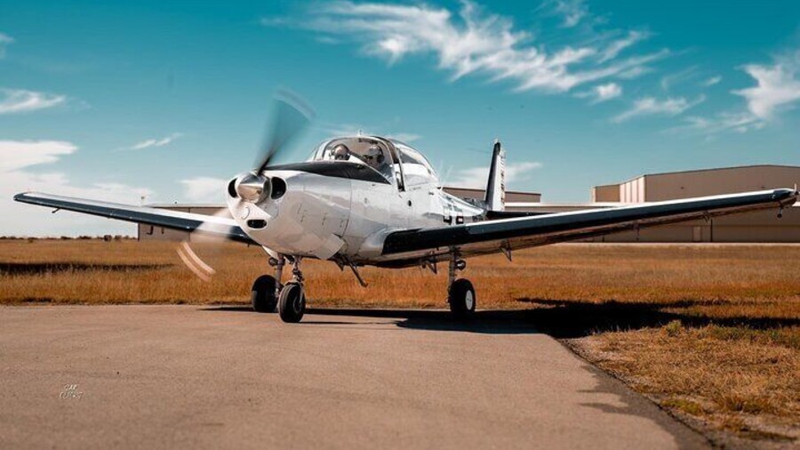Take the controls and fly a 1947 Warbird