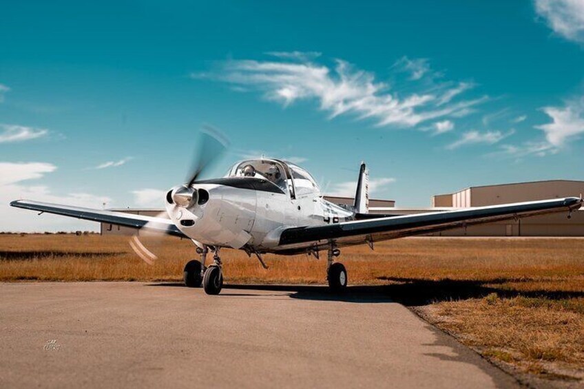 Take the controls and fly a 1947 Warbird