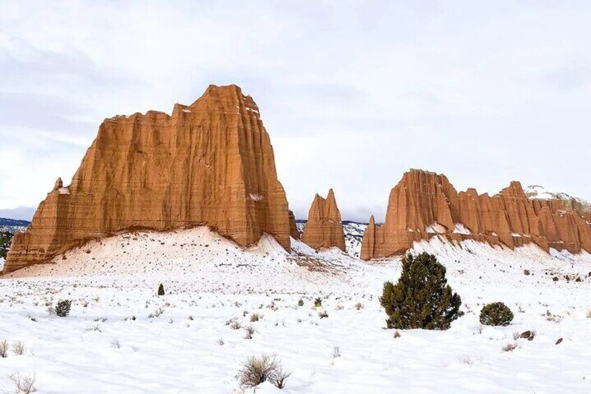 Capitol Reef Private Tour in Cathedral Valley and Bentonite Hills