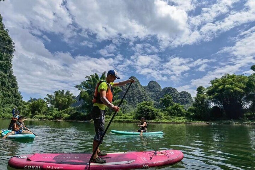 Stand Up Paddle Boarding and Kayaking in Yangshuo