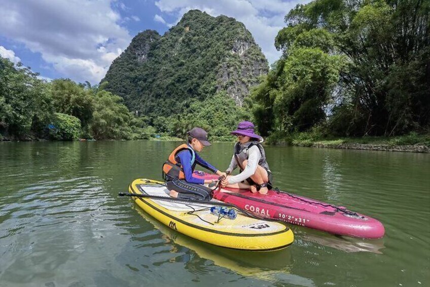 Stand Up Paddle Boarding and Kayaking in Yangshuo