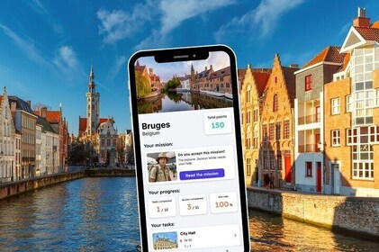 Bruges Exploration Private Game and City Tour on your Phone