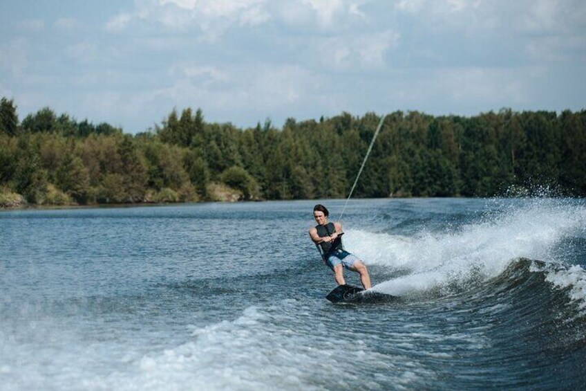 Paragliding and Wakeboarding Experience from Guatape