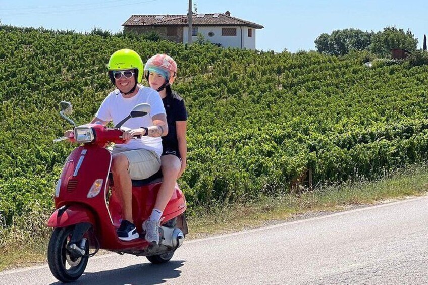 Afternoon Tuscany Vespa Tour from Florence with Wine Tasting