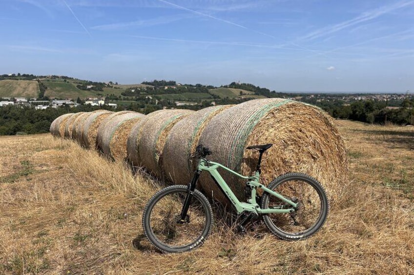 Stunning vista on the hills of Reggio Emilia