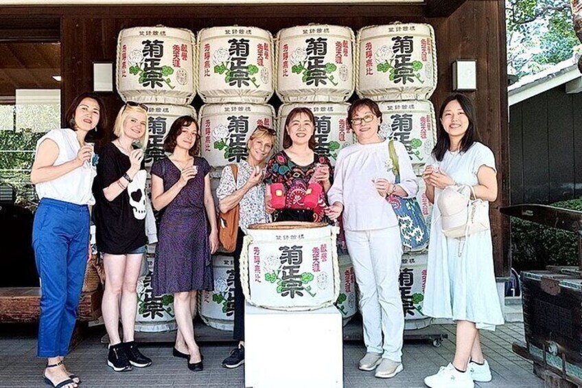 Private Sake Tour and Tasting at a Kobe Brewery