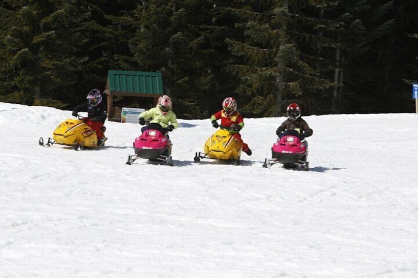 Family Snowmobile Tour in Whistler