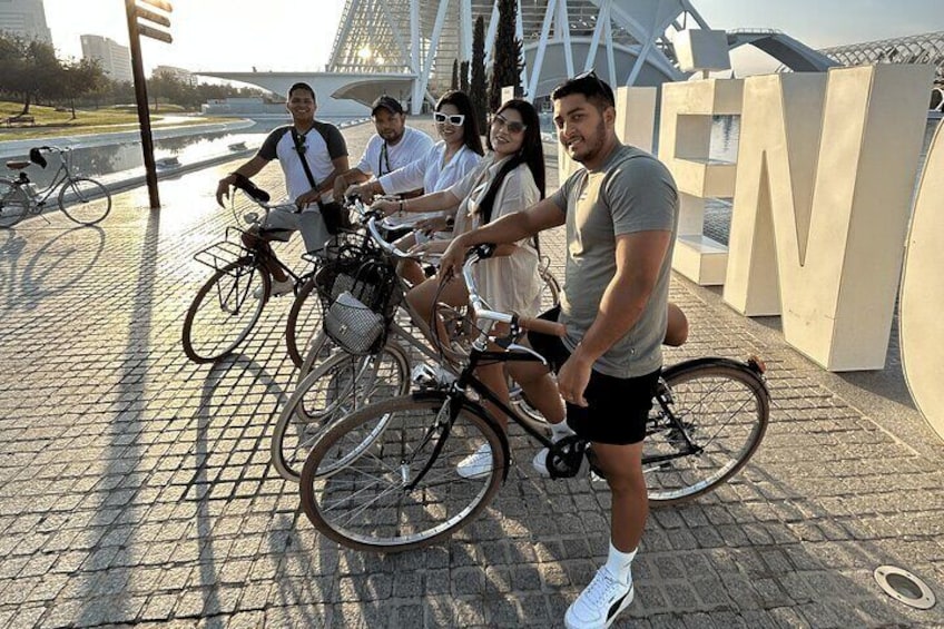 Discover Valencia by Bike Shared Guided Tour