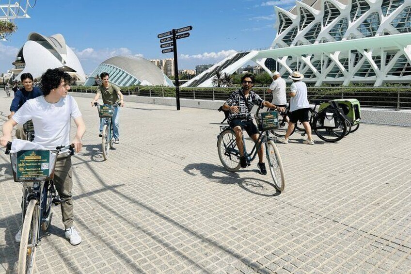 Discover Valencia by Bike Shared Guided Tour