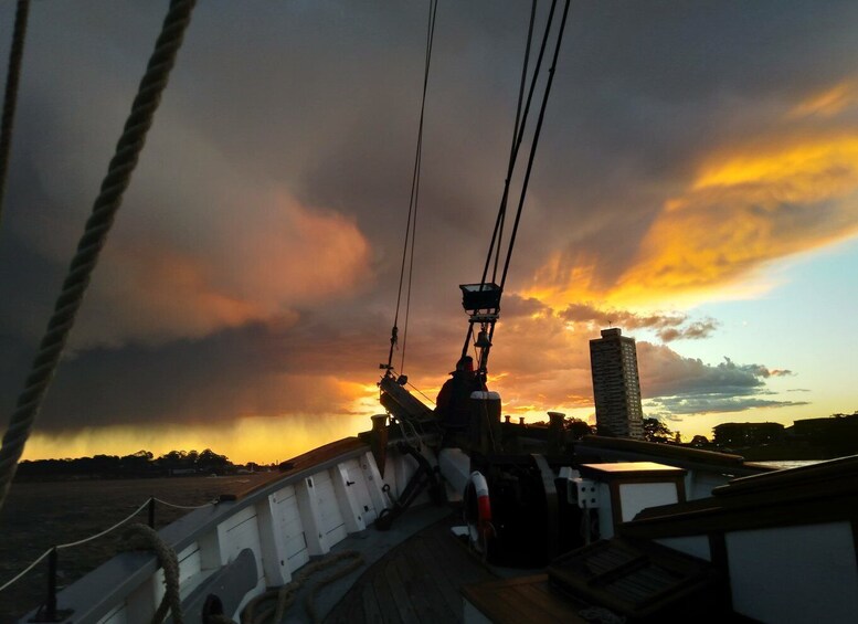 Picture 2 for Activity Sydney Harbor Tall Ship Wine & Canapés Evening Cruise