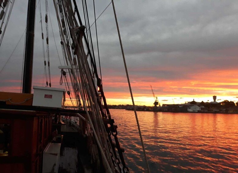 Picture 3 for Activity Sydney Harbor Tall Ship Wine & Canapés Evening Cruise