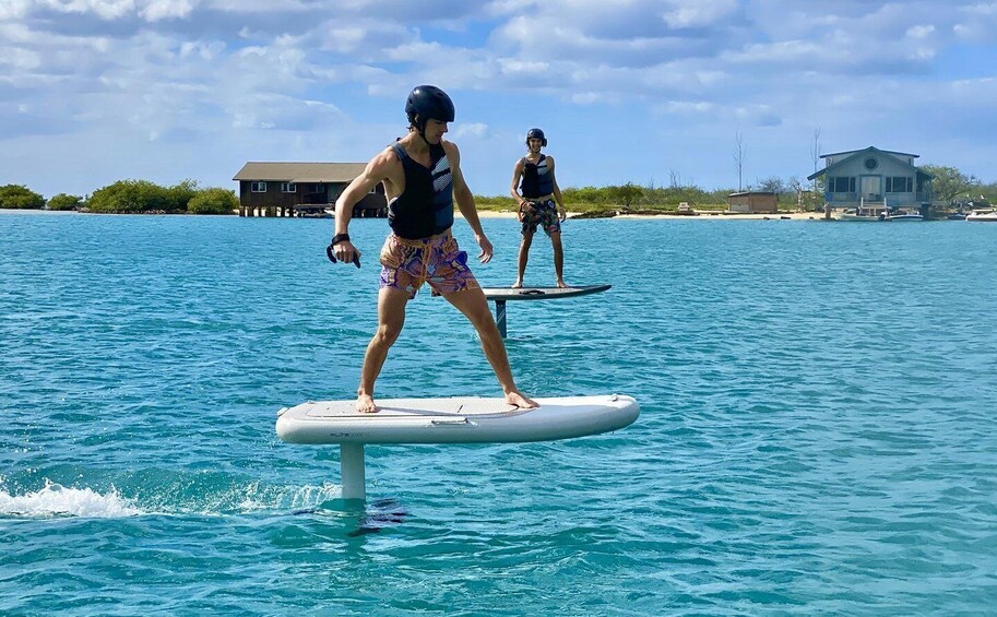 Picture 5 for Activity Hawaii: Electric Hydrofoil Surfing Group Lesson