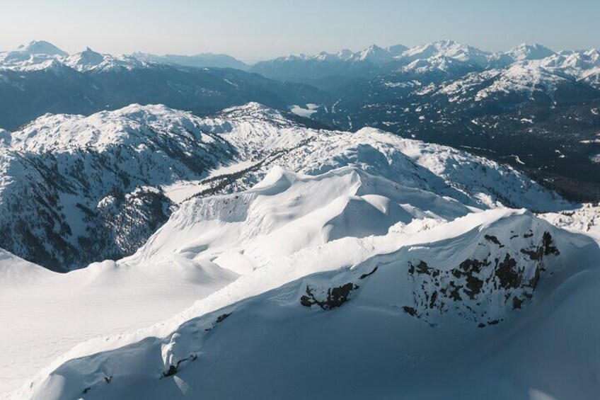 Endless views of the Coast Mountains