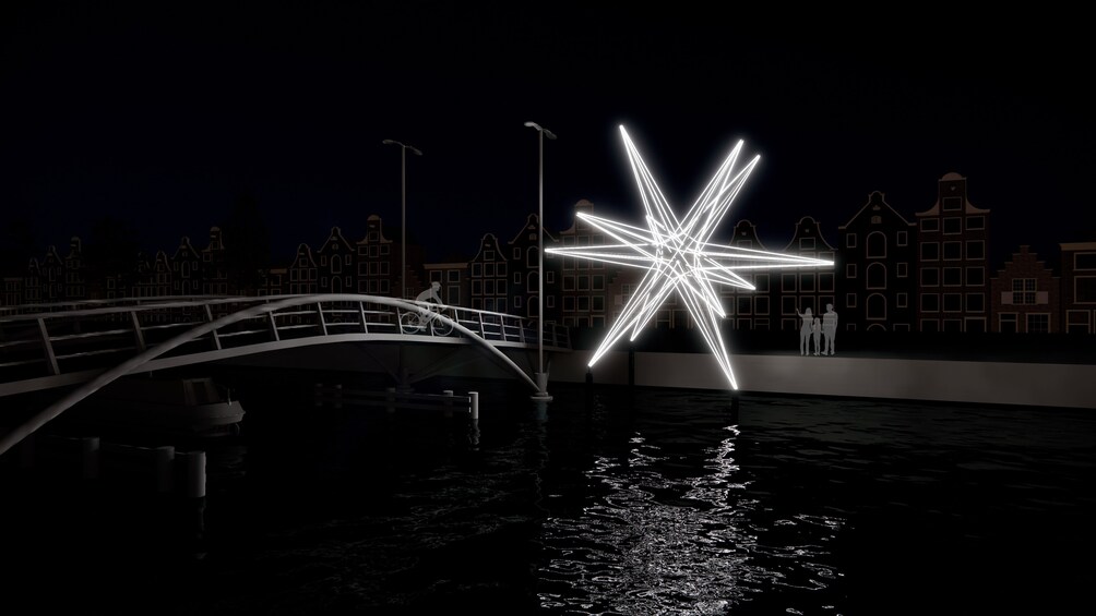  Blue Boat Company - Amsterdam Light Festival 90 minute cruise