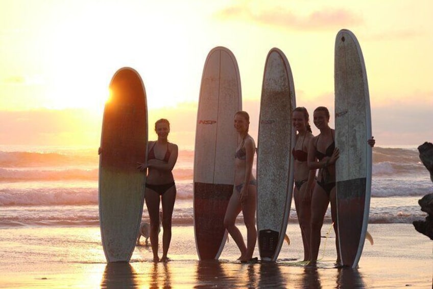 Group Surf Lessons in Playa Hermosa Santa Teresa