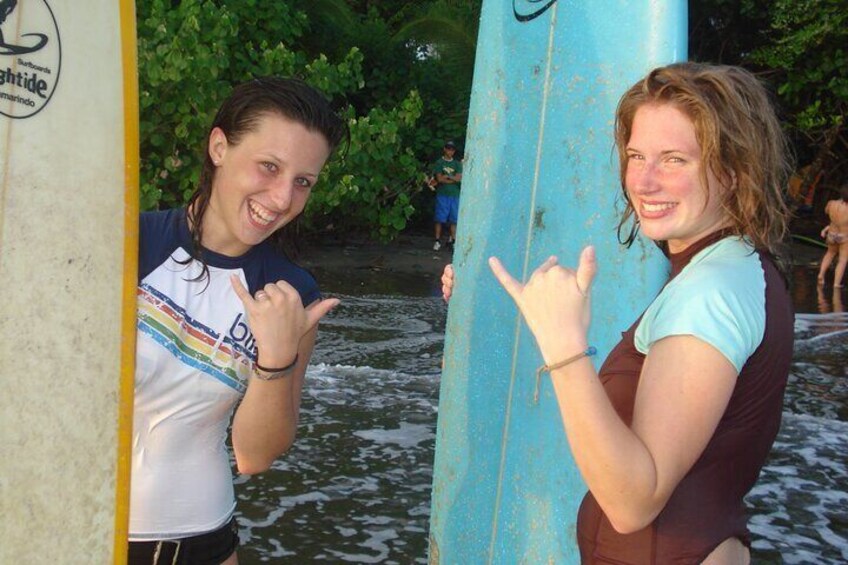 Group Surf Lessons in Playa Hermosa Santa Teresa