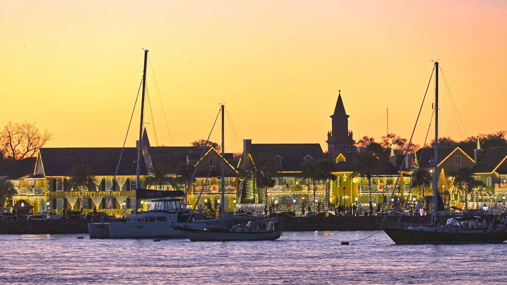 Picture 14 for Activity St. Augustine: Nights of Lights Sunset Sail with Drinks