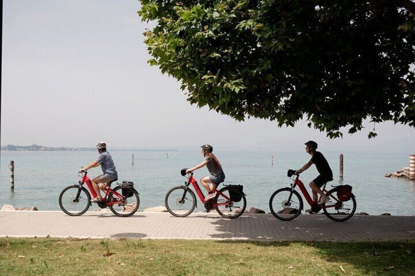 Full Day Self-Guided Lake Garda E-bike Tour from Verona