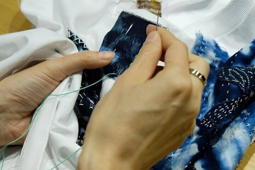 Osaka Small Group Sashiko Japanese Craftmanship Workshop