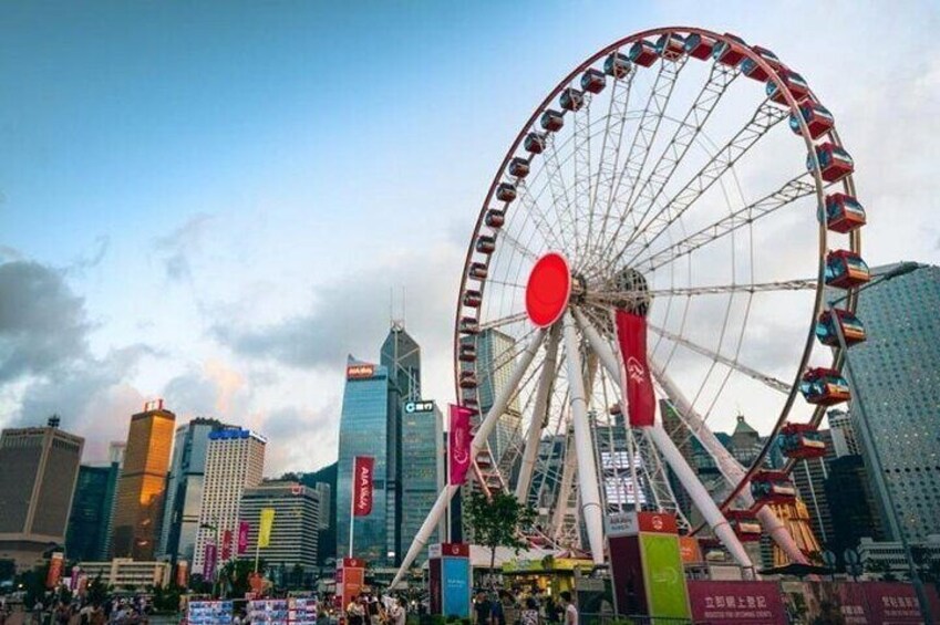 HK Night Cruise with Dinner Buffet and Temple Street Tour