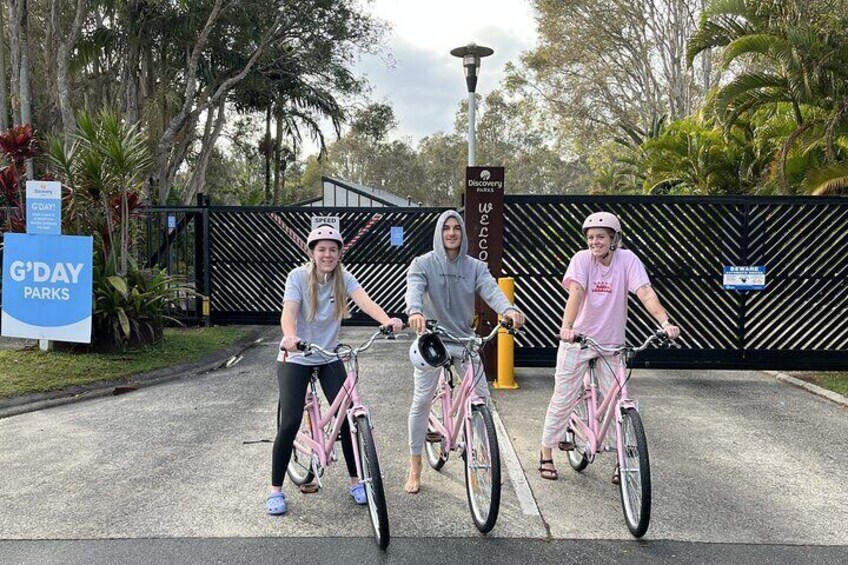 Bike available from the Discovery Park Byron Bay