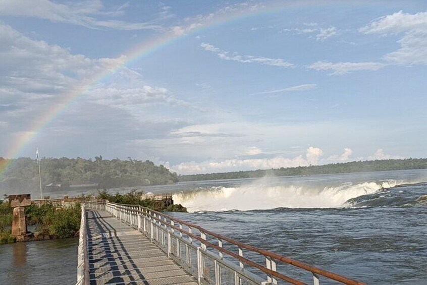 Rainbow at Iguassu Falls