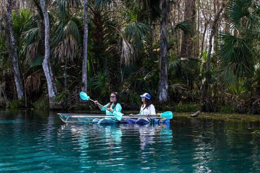 Clear Kayaking at Silver Springs!