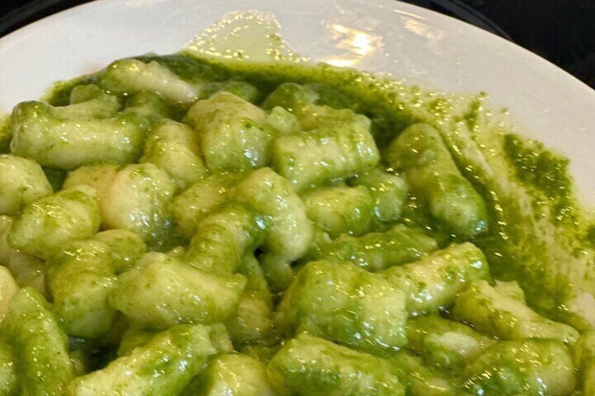 3 Hours Private Class for Homemade Pesto, Gnocchi and Tiramisù