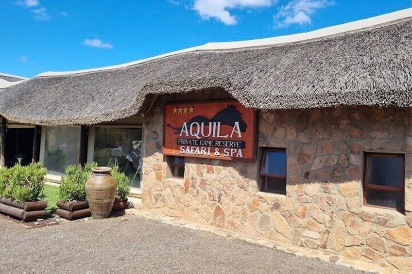 Aquila Game Reserve Safari with wine tasting, Transport & Lunch