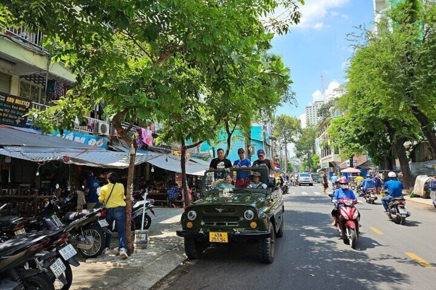 Saigon Food Culture and Fun by Vietnam Army Jeep