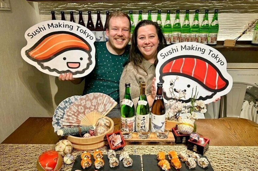 Sushi Making Osaka! Omakase Cooking Class in Japan!