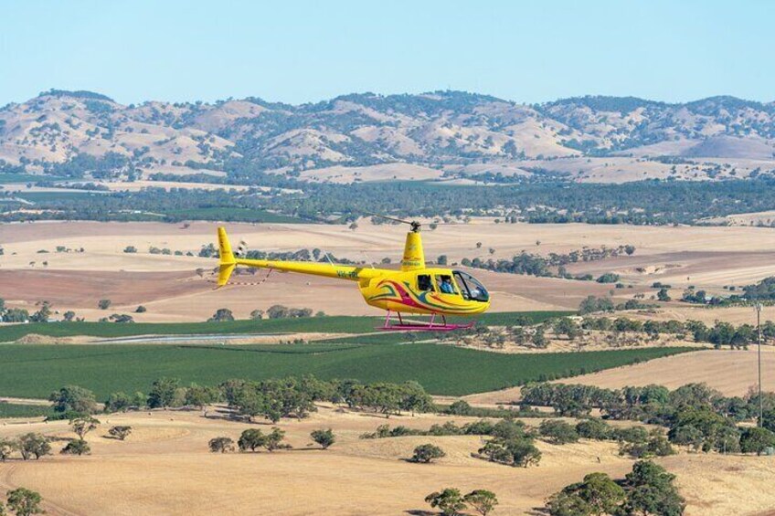 Barossa Valley Scenic Helicopter Flight & Private Wine Tour