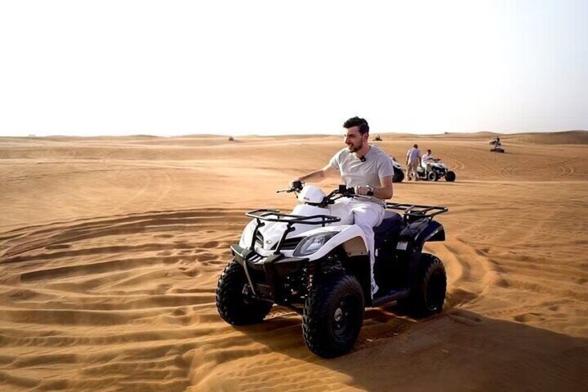 Morning Desert Safari with Quad Biking and Camel Riding in Dubai