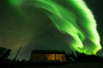 Lucky Bear Aurora Lodge Viewing with Photography