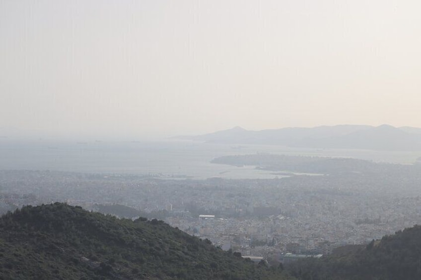 Sunset Hike in Mountains of Athens