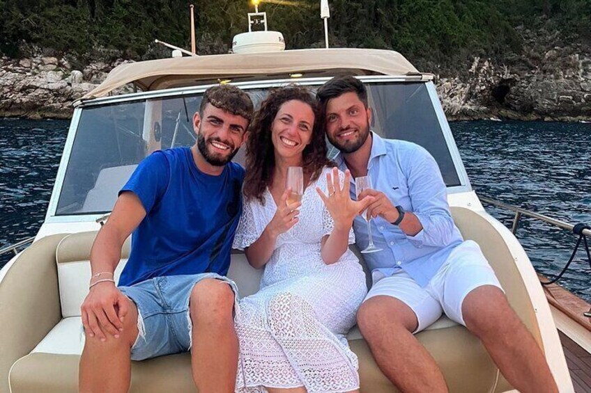 Private Sunset Tour with Typical Sorrento Gozzo