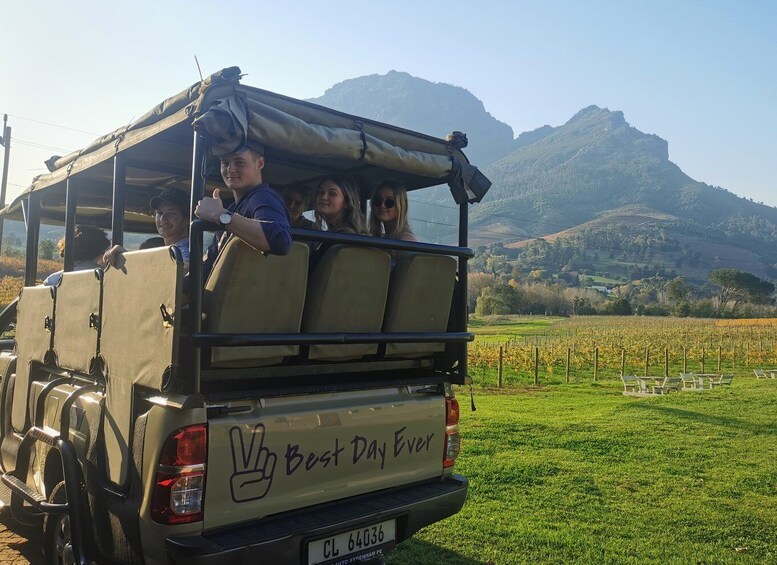 Stellenbosch: Wine Tasting Safari