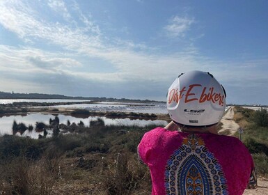 Algarve: E Motor Bike Faro Island Tour via the Ria Formosa