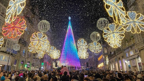 Vigo Christmas Lights Tour from Santiago de Compostela