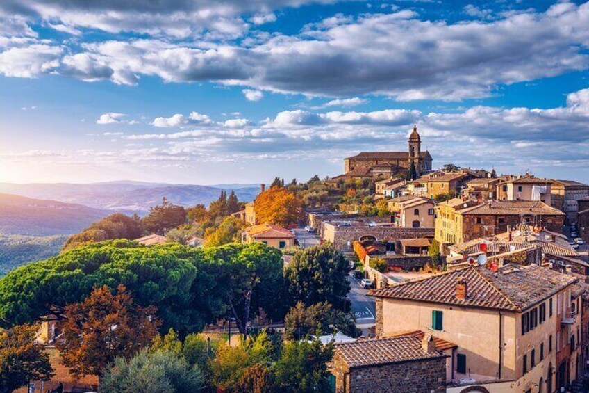 from Rome Montepulciano and Montalcino, the Wine Routes