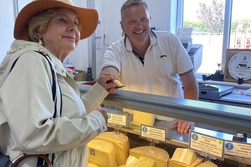 Lancashire cheese legacy.