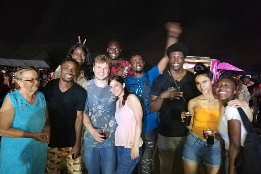 Accra Nightlife with Afrobeat Music and Dance 