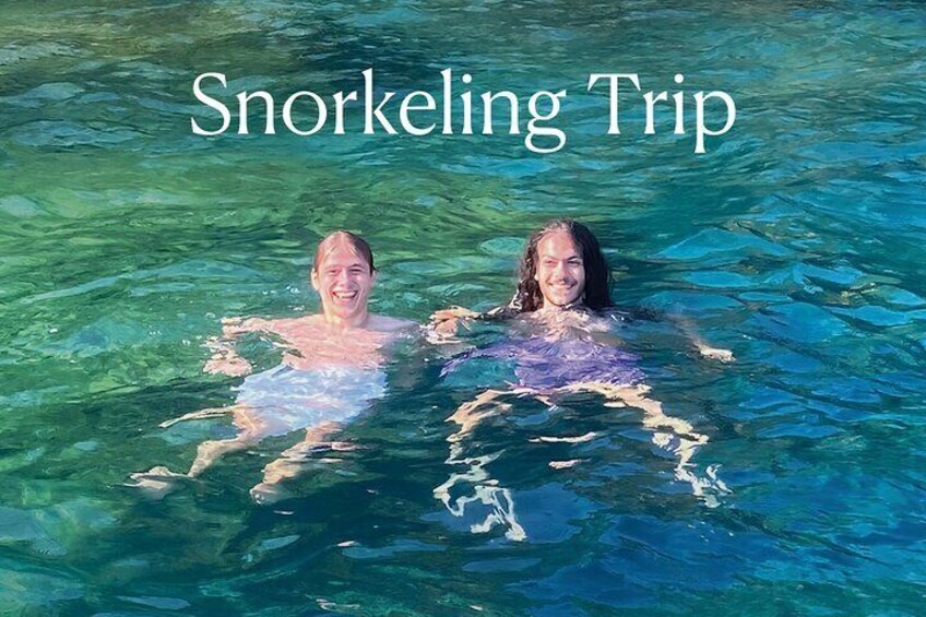 Snorkelling at Coin de Mire