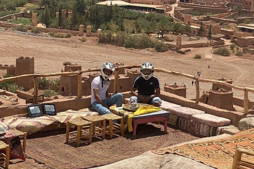 Quad from Kasbah Ait Benhadou to Ouarzazate Studios