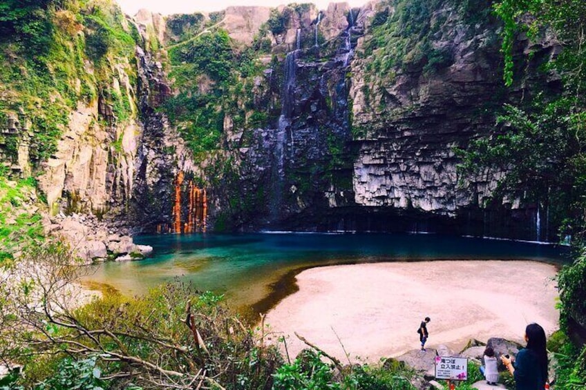 The white sand Beach in the jungle!