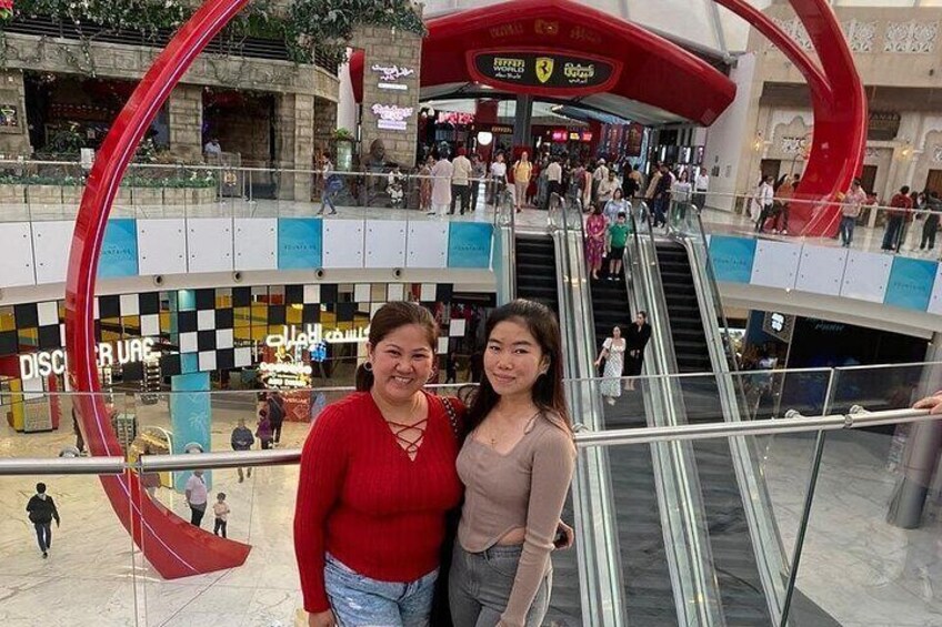 Our Happy Customer While Enjoying Abu Dhabi City Tour(Image from our Review section)