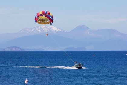 Parasailing Adventure over Lake Taupo