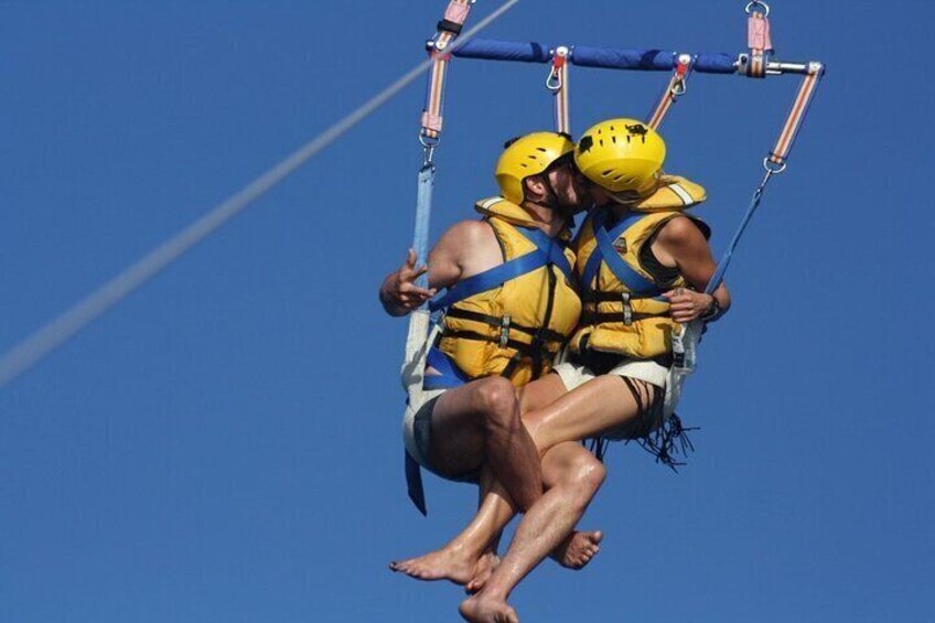 Solo Parasailing Adventure over Lake Taupo